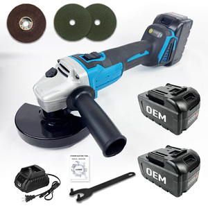 Amoladora Angular Inalámbrica sin Escobillas de 125 mm, 18-24 V, con 2 Baterías de 3.0 Ah, Herramienta Eléctrica Portátil para Cortar y Esmerilar - Product Image 2