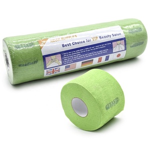 Tiras de Papel Desechables <span class=keywords><strong>para</strong></span> Cuello con Logotipo Personalizado al por Mayor, Coloridas, con Caja de Embalaje Personalizada, MOQ 100 Piezas <span class=keywords><strong>para</strong></span> Barbería y Salón de Belleza - Product Image 4