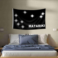 Drapeaux Matariki avec logo, impression personnalisée, double face, drapeaux personnalisés 3x5, drapeaux extérieurs double face de haute qualité, bannière