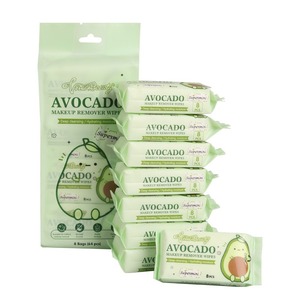 Toallitas Desmaquillantes de Aguacate Verdes Eficaces al por Mayor, Toallitas Húmedas Desmaquillantes para la Limpieza Facial de <span class=keywords><strong>Chicas</strong></span> - Product Image 5
