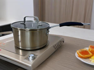 Thép không gỉ <span class=keywords><strong>Cookware</strong></span> Set - 304 cấp, 5-Piece, lớp phủ không dính, bền & multi-sử dụng đồ dùng nhà bếp - Product Image 3