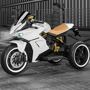 Tricycle électrique pour enfants de 2 à 8 ans, garçons et filles, <span class=keywords><strong>voiture</strong></span> rechargeable pour enfants, jouet deux places, double propulsion - Product Image 2