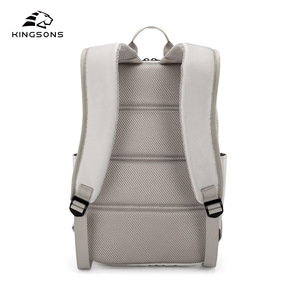 Kingsons Student Backpack 15 Inches Large Capacity Everyday Use Male Solid Color Travel Casual Style - Product Image 2