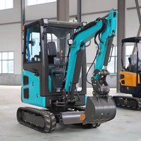 Pengiriman Gratis EPA/EURO 5 Mini Excavator Cina Mesin Kubota EPA 3.5 ton 2 ton 1 ton 1.7 Ton Excavator Kabin Mini Digger Dijual
