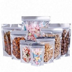 ถุงอลูมิเนียมฟอยล์แบบตั้งได้ถุงซิปล็อคปิดผนึกได้ถุงบรรจุอาหารสำหรับใส่ลูกกวาดสำหรับอาหารสัตว์เลี้ยงเจลลี่ตามสั่ง - Product Image 1