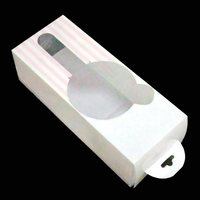 Boîte en plastique pliable transparente en PVC avec crochets, boîte d'emballage imprimée recyclable pour usage industriel, écologique