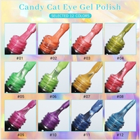 KINNCO-Vernis gel pour les yeux de chat uv Spring Candy pour niil, 15 ml, OEM, nouveauté