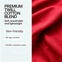 Kemeja Kasual Lengan Panjang Katun Daur Ulang 100% Bahan Twill Lembut Multi Saku untuk Aktivitas Sehari-hari dan Kerja Luar Ruangan, Tersedia Grosir