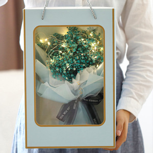 Flores preservadas Gypsophila <span class=keywords><strong>paniculata</strong></span> ramo Secado para siempre Flores eternas Caja <span class=keywords><strong>de</strong></span> regalo para Navidad Día <span class=keywords><strong>de</strong></span> San Valentín Boda - Product Image 4