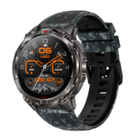 Jam Tangan Pintar GPS Outdoor Compass HT53 2026 dengan Panggilan BT, Layar 1,46 Inci, Tahan Air 3ATM 30M, Pelacak Kebugaran Unisex, Asisten Suara AI