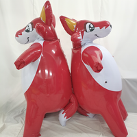 OEM ODM Custom ized Plastic Blow Up Aufblasbare Werbung Fox Animal Costume Suit für die Ausstellung Business Show
