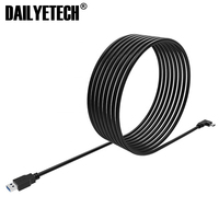 Cable de Enlace de 5m USB 3.2 Gen 1 para Oculus, Cable Tipo C para Transferencia de Datos y Carga Rápida para Oculus Quest 2, Accesorios para Steam VR