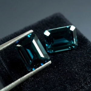 Piedra preciosa suelta 11x9 DE CALIDAD AAA Natural London Blue Topaz Octagon Emerald Cut para fabricantes de joyería - Product Image 4