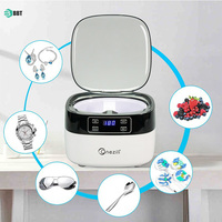 Pencuci Ultrasonik Mini Portabel Industri Laris Manis, Pencuci Perhiasan Ultrasonik Rumah Tangga, Pencuci Ultrasonik