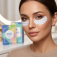Patchs Hydrogel Contour des Yeux Anti-rides et Anti-cernes OEM/ODM Personnalisables Haut de Gamme au Collagène et à l'Ectoïne, Sans Cruauté Animale, Effet Rafraîchissant