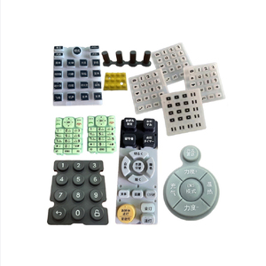 Tùy chỉnh thiết bị điện tử máy tính liên hệ với màng từ xa bàn phím Bàn phím Báo Chí dẫn điện cao su <span class=keywords><strong>Silicone</strong></span> đẩy nút - Product Image 5