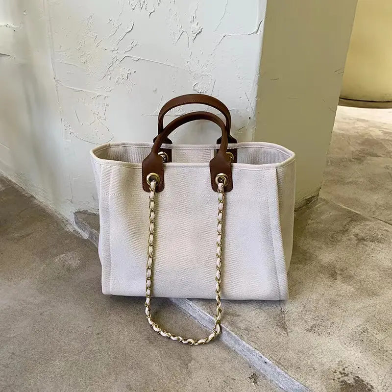 Sac fourre-tout en tissu réutilisable Anime pour personnaliser la lettre de fleur seau personnalisé nom épaule toile femmes shopping