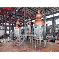 Dual 1000L Tanks Large Essential Oil Extraction Equipment, Distiller à la vapeur en continu pour hydrolat de plantes et de fleurs, personnalisable
