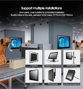 Mở phong cách 13.3 15 <span class=keywords><strong>17</strong></span> 18.5 19 21.5 24inch cảm ứng điện dung màn hình Màn hình độ sáng tùy chỉnh công nghiệp Màn hình <span class=keywords><strong>LCD</strong></span> - Product Image 6