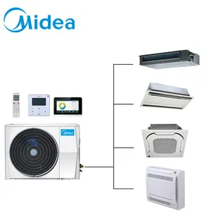 Midea جديد صغير 8 كيلو وات سهل التركيب خفيف تجاري أرضية أرضية سبليت للوسائط للفنادق