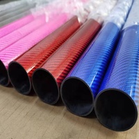 Tige télescopique en fibre de carbone pour garde-main AR15, tube carré, connecteur pour tige à eau, tige de nettoyage de vitres en fibre de carbone pour ski