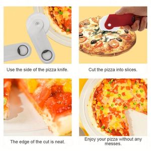 Cortador de Pizza de Plástico Ecológico 2 en 1 con Abrebotellas, Regalo Promocional Personalizado de Fábrica, Cortador de Pizza con Rodillo y Logotipo - Product Image 6