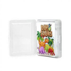 Cartes à jouer de poker miniatures personnalisées (54 cartes) dans une boîte en plastique - Product Image 1