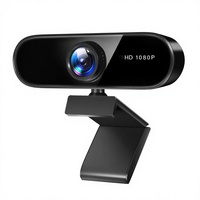 Full HD 1080P 2MP Eingebautes Mikrofon USB Plug&Play Automatische Lichtkorrektur 95° Weitwinkel Stativkompatibel CMOS-Sensor