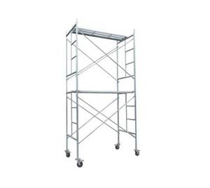 Système d'échafaudage professionnel mobile en acier bleu pour la construction hôtelière - Product Image 1