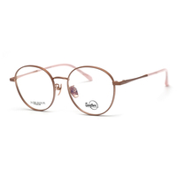 Montures de lunettes rondes en titane faites à la main pour hommes et femmes, montures optiques en titane de haute qualité