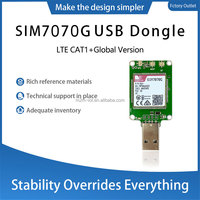 Dongle USB 4G LTE CAT1 SIMCOM SIM7670G-MNGV con Módulo GPS para Aplicaciones M2M IoT