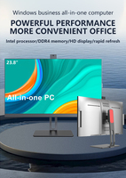 PC AIO de jeu de bureau incurvé direct d'usine 24/27/32 pouces tout-en-un Win 10/11 ordinateur I5 I7 I9 DDR4 RAM nouvelle condition EU/UK