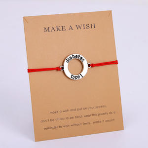 Mes histoires ne sont pas encore terminées Bracelets sur le thème du diabète Diabète de type 1 Type 2 Pièces de puzzle Ruban de sensibilisation à l'autisme <span class=keywords><strong>Bracelet</strong></span> à breloques - Product Image 2