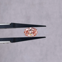 Diamante Rosa Intenso de Laboratorio, Corte Ovalado, 1ct 2ct, Certificado IGI, Starsgem
