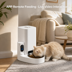 Comedero Inteligente para Mascotas con Video, 3L, Automático, con Cámara de Visión Nocturna de 140 Grados, Control por Aplicación, para Perros y Gatos - Product Image 1
