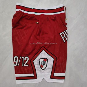 热销男士夏季美式篮球短裤加大码透气网眼刺绣儿童篮球 - Product Image 2