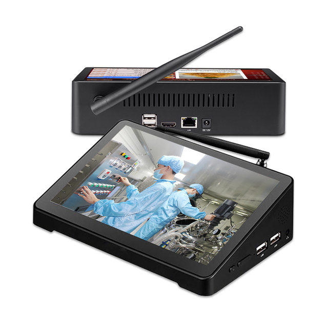 Capacitive 7 Inch Android 7 2+32GB Mini Pc All in One Touch Screen Industrial Panel Pc
