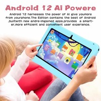 XTAURI 	 Nueva Tablet Infantil DP5 de 7 Pulgadas con Android para YouTube, 6GB, WiFi 2.4G, 1.3GHz, 0.6kg, Pantalla IPS HD con Protección Ocular