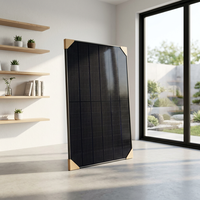 Panneau solaire bifacial 550W PERC demi-cellule double vitrage tout noir module photovoltaïque 2278x1134x35mm montage sur toit