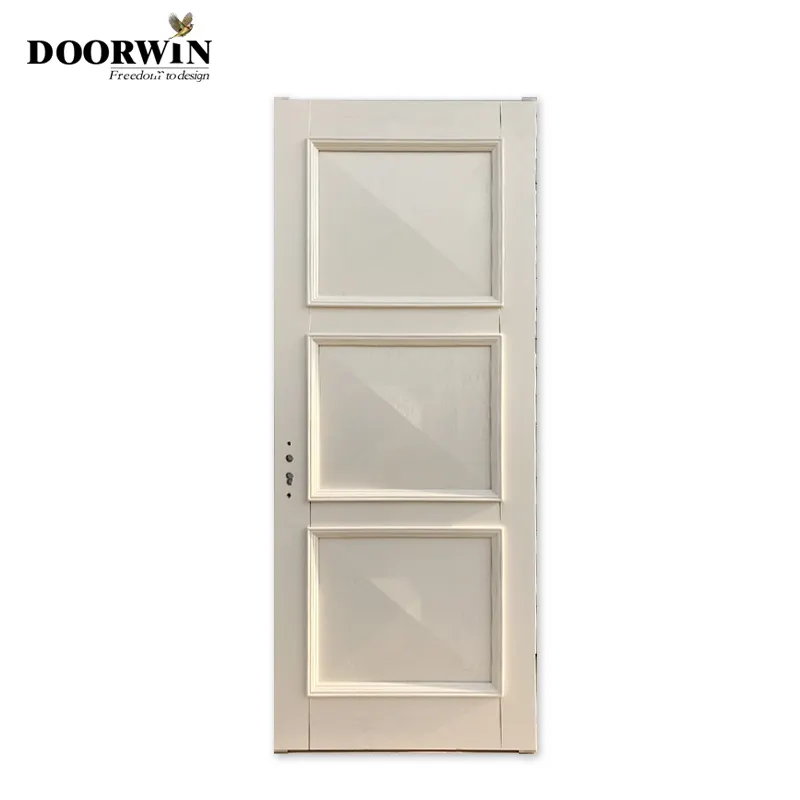 अनुकूलित सफेद ठोस लकड़ी के दरवाजे पाइन इंटीरियर पैनल आंतरिक ठोस लकड़ी प्रवेश द्वार