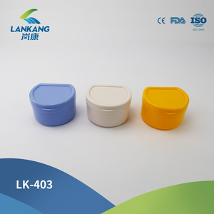 Estuche portátil para dentaduras postizas LK 403, caja de almacenamiento de plástico para ortodoncia, para el cuidado dental de adultos - Product Image 5