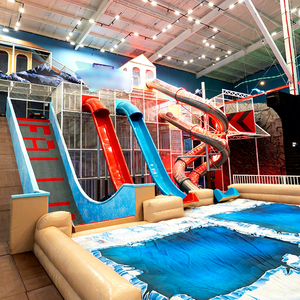 チアーアミューズメントによるカスタムウィンターテーマ屋内アドベンチャーパーク、屋内遊園地、ロープコース、クライミングウォールのターンキーデザイン - Product Image 2