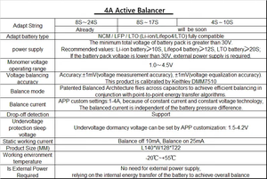 Enerkey-Equilibrio activo inteligente 2 ~ 24S, batería de litio/Lifepo4 /LTO, ecualización activa, paquete de batería, equilibrador de voltaje - Product Image 6