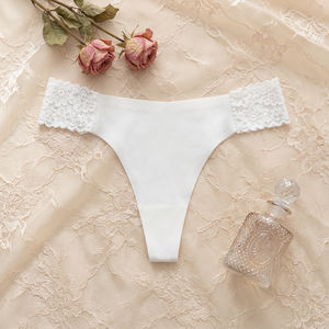 Tangas sin Costuras para Mujer, Color Sólido, Suaves y Elásticas, de Talle Bajo, Ropa Interior Transpirable, Tangas Deportivas para Mujer, Venta al por Mayor - Product Image 2