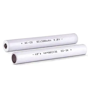 Mới SC1300 NICD C Kích Thước 1300MAh Pin Sạc 4.8V Pin Nicd Cho Đèn Pin LED Đặc Biệt