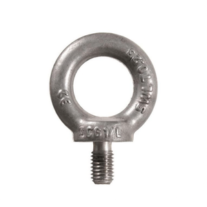 Écrou à oreilles en acier inoxydable forgé DIN 580 AISI 304 certifié CE, accessoires de levage et d'ancrage - Product Image 2
