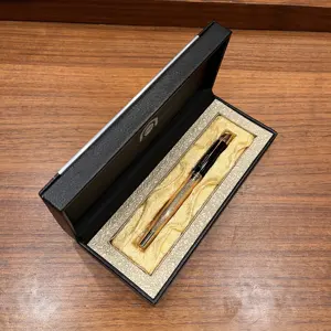 Professional Executive Office Classic Design Ballpoint Pen Gift Pen Set Custom Company Gold Color Ball Pen