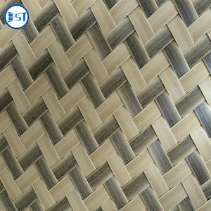 Panneaux tissés en feuilles de bambou synthétique résistant aux UV Tapis tissé en plastique tricoté à usage extérieur - Product Image 5