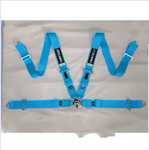 Nouveau style 3 pouces 4 points ceinture de sécurité en polyester <span class=keywords><strong>harnais</strong></span> de course de sécurité de voiture à dégagement rapide - Product Image 1