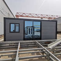 Maisons conteneurs maritimes mobiles, petites maisons préfabriquées sur roues, maisons-rétractables préfabriquées